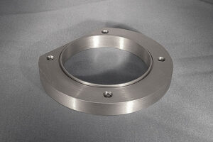 Turning & Milling Carbon Steel Component - Side View